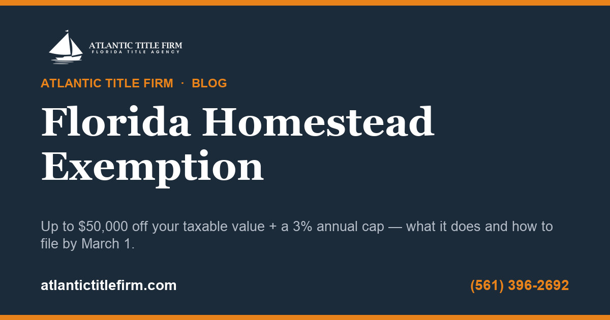 Florida Homestead Exemption