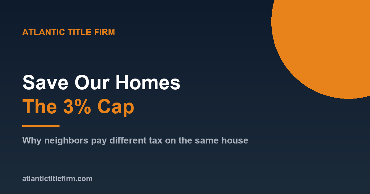 Save Our Homes Explained: Florida's 3% Cap and Who Gets It